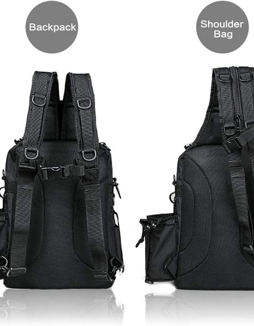 Load image into Gallery viewer, Outdoor Tackle Bag - Large Water-Resistant Fishing Backpack
