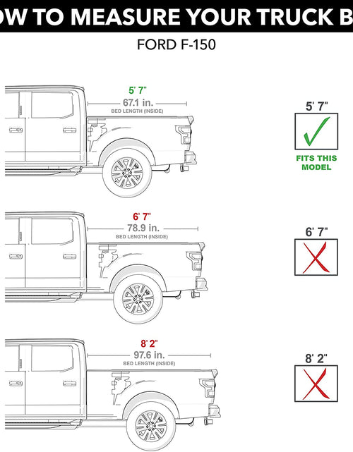 Load image into Gallery viewer, BAK Bakflip MX4 Hard Folding Truck Bed Tonneau Cover | 448339 | Fits 2021-2022 Ford F-150 5' 7" Bed (67.1")
