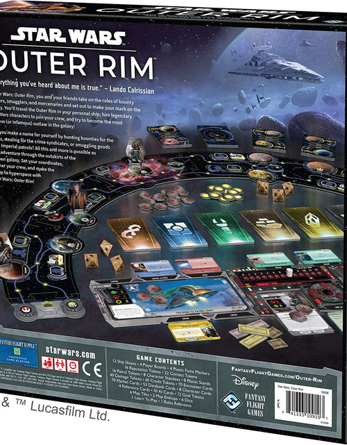 Load image into Gallery viewer, Star Wars Outer Rim Board Game | Strategy Game | Adventure Game for Adults and Teens | Ages 14 and up | 1-4 Players | Average Playtime 3-4 Hours | Made by Fantasy Flight Games

