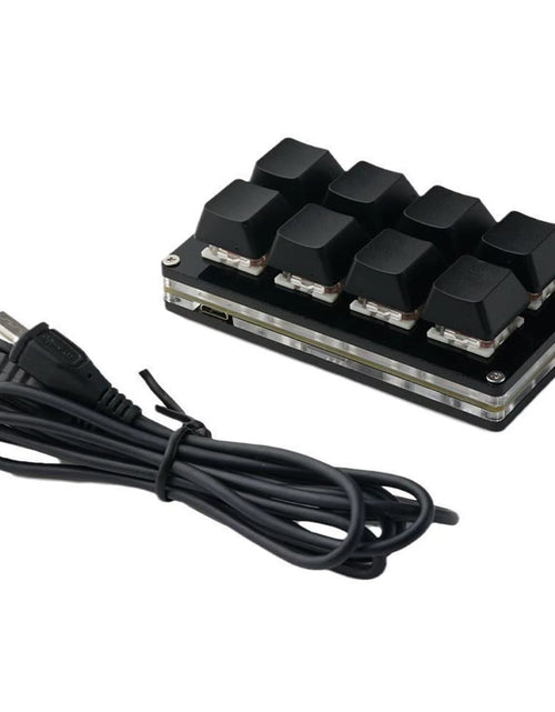 Load image into Gallery viewer, RGB 8 Keys Mini Keypad DIY Shortcut Keyboard Custom Keyboard Programmable Mechanical Keyboard Gaming Keyboard
