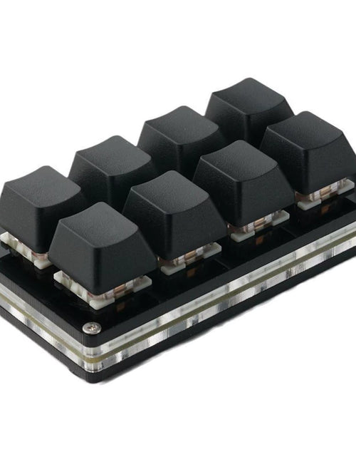 Load image into Gallery viewer, RGB 8 Keys Mini Keypad DIY Shortcut Keyboard Custom Keyboard Programmable Mechanical Keyboard Gaming Keyboard
